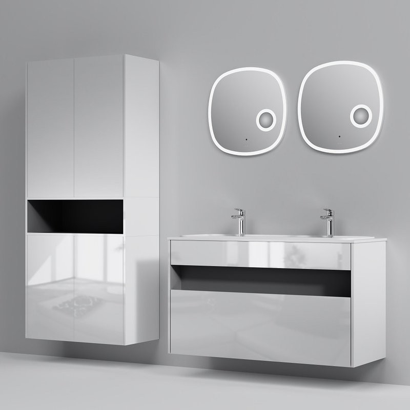 Мебель для ванной комнаты AM.PM Func 120 белый глянец