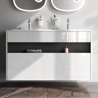 Мебель для ванной комнаты AM.PM Func 120 белый глянец