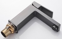 Смеситель для раковины Shevanik S9601T оружейная сталь