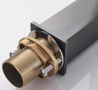 Смеситель для раковины Shevanik S9601T оружейная сталь