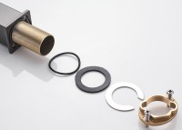 Смеситель для раковины Shevanik S9601T оружейная сталь