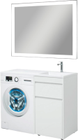 Мебель для ванной комнаты Aquanet Токио 48 1 ящик, с бельевой корзиной R