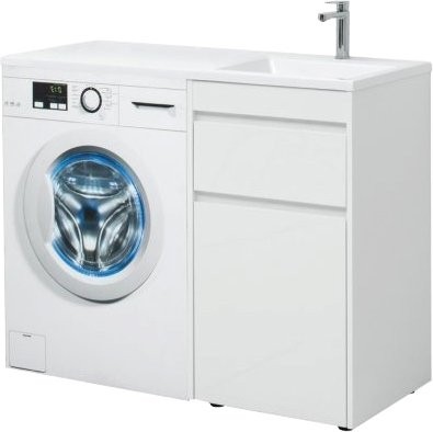 Мебель для ванной комнаты Aquanet Токио 48 1 ящик, с бельевой корзиной R