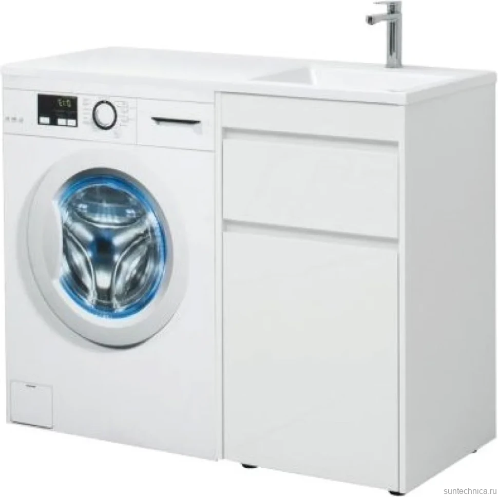 Мебель для ванной комнаты Aquanet Токио 48 1 ящик, с бельевой корзиной R
