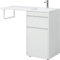 Мебель для ванной комнаты Aquanet Токио 48 1 ящик, с бельевой корзиной R