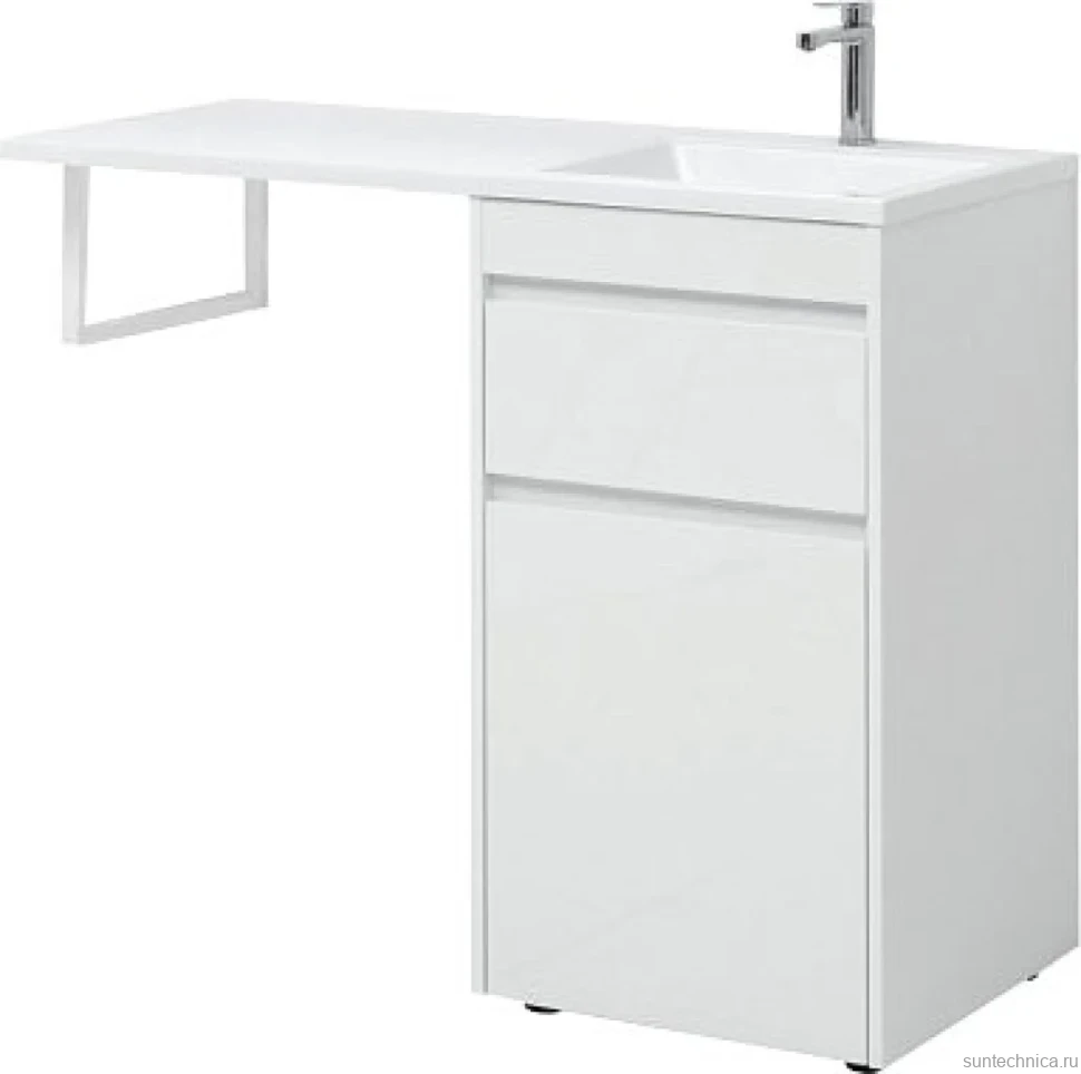 Мебель для ванной комнаты Aquanet Токио 48 1 ящик, с бельевой корзиной R