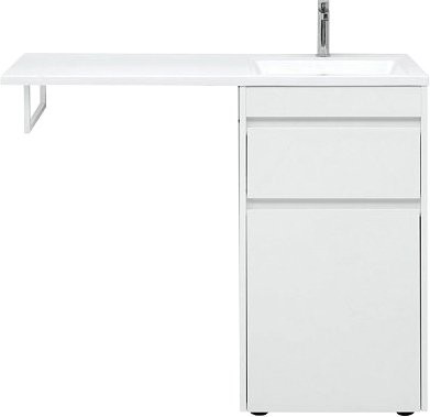 Мебель для ванной комнаты Aquanet Токио 48 1 ящик, с бельевой корзиной R