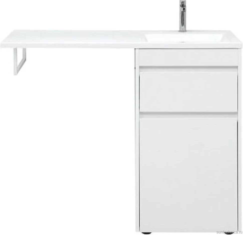 Мебель для ванной комнаты Aquanet Токио 48 1 ящик, с бельевой корзиной R