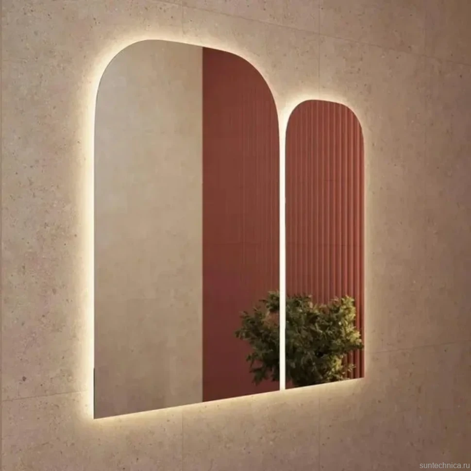 Зеркало KERAMA MARAZZI Vetrata 40х103 R с подсветкой