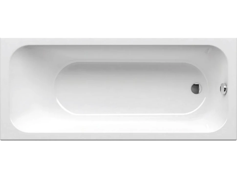Акриловая ванна Ravak Chrome 170x75 см, пристенная, белая, на ножках