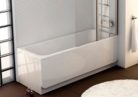Акриловая ванна Ravak Chrome 170x75 см, пристенная, белая, на ножках