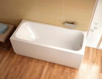 Акриловая ванна Ravak Chrome 170x75 см, пристенная, белая, на ножках