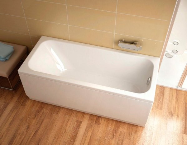 Акриловая ванна Ravak Chrome 170x75 см, пристенная, белая, на ножках