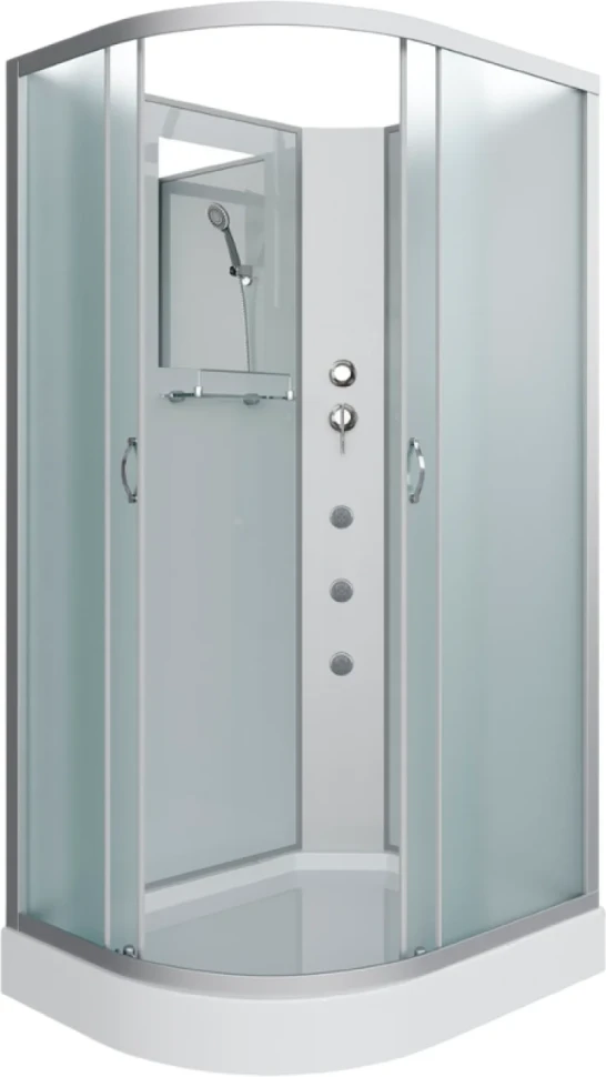 Душевая кабина Niagara Classic NG-3312-14RBKG 120х80 см, без крыши, с гидромассажем