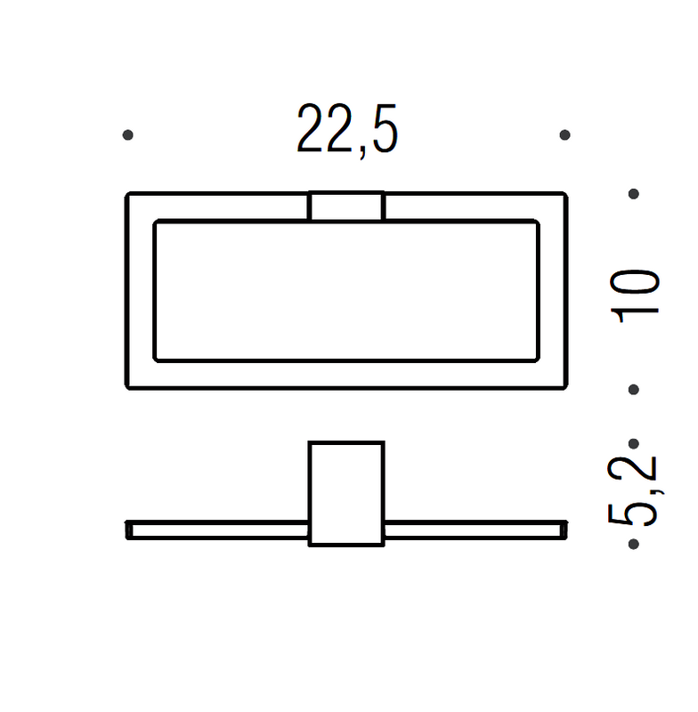 Держатель для полотенец Colombo Design MiniQ B5031.CR хром, кольцо