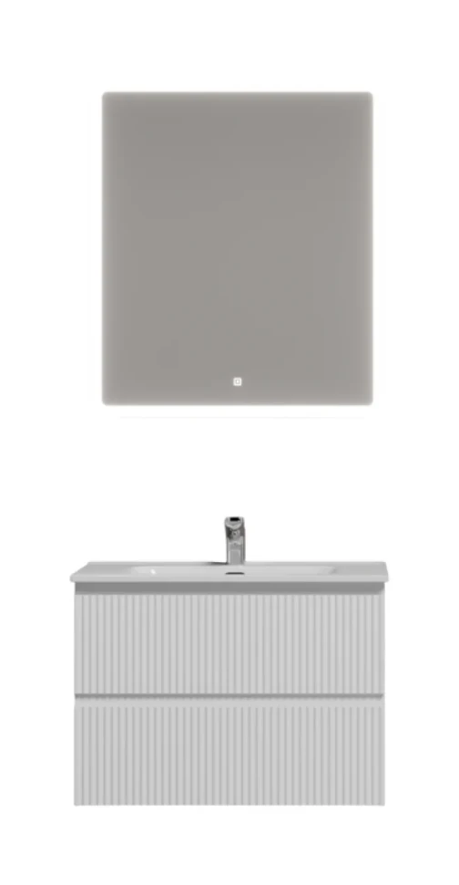 Мебель для ванной комнаты Sancos Snob R 70 bianco, раковина CN7007