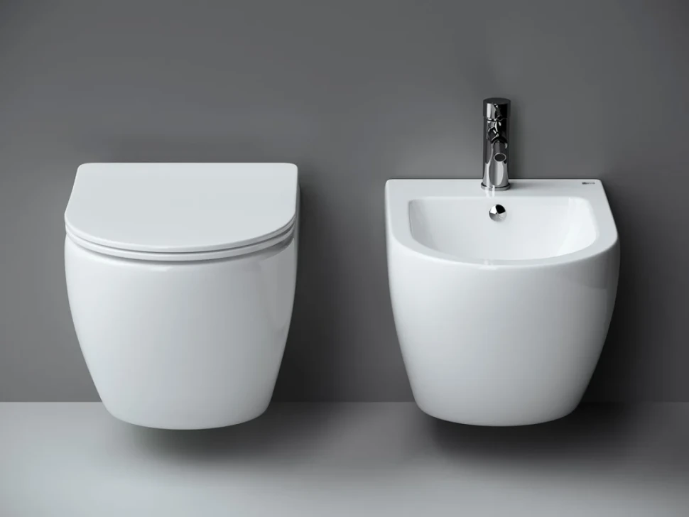 Комплект Унитаз подвесной Ceramicanova Metropol CN4002 безободковый, с микролифтом + Инсталляция Envision CN1001M + Кнопка Round, матовый хром