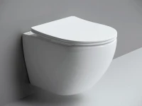 Комплект Унитаз подвесной Ceramicanova Metropol CN4002 безободковый, с микролифтом + Инсталляция Envision CN1001M + Кнопка Round, матовый хром
