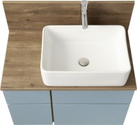 Мебель для ванной комнаты AQUATON Мишель 80 дуб рустикальный, раковина Mila 35