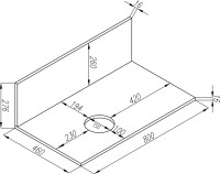 Мебель для ванной комнаты AQUATON Мишель 80 дуб рустикальный, раковина Mila 35