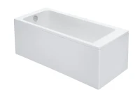 Акриловая ванна Roca Easy без опоры 170x80 см, пристенная, белая