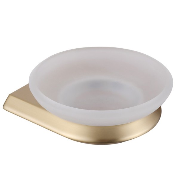 Мыльница Abber Nord AA1558G настенная, стеклянная, золотая