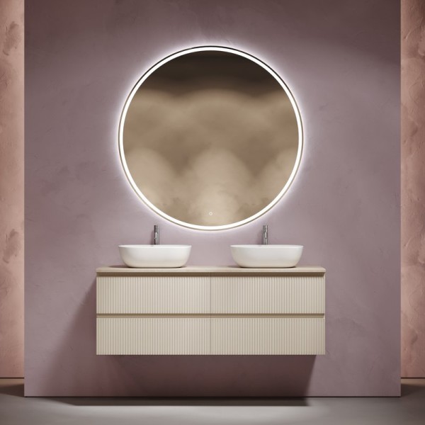 Мебель для ванной комнаты Sancos Snob T 140 beige soft, столешница бежевая TT140A2X, раковина CN6009