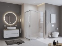 Поддон для душа BelBagno Uno AH 140х80, белый, с сифоном