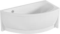 Акриловая ванна 1MarKa Piccolo R 150x75 см, угловая, правая, пристенная, белая, асимметричная, с каркасом