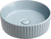 Накладная раковина Ceramicanova Element CN6057MHL серо-голубая матовая