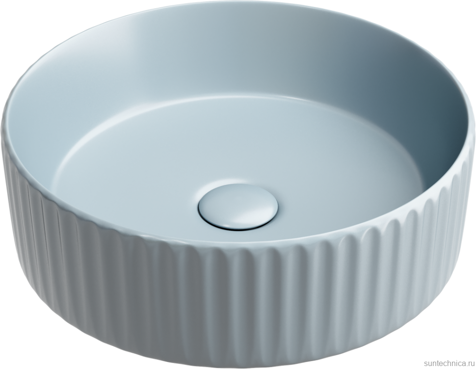 Накладная раковина Ceramicanova Element CN6057MHL серо-голубая матовая