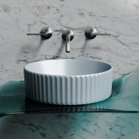 Накладная раковина Ceramicanova Element CN6057MHL серо-голубая матовая