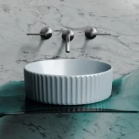 Накладная раковина Ceramicanova Element CN6057MHL серо-голубая матовая
