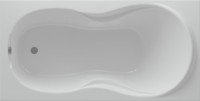 Акриловая ванна AQUATEK Мартиника MAR180-0000068 180x90 см, правая, пристенная, белая, с каркасом, с экраном, со сливом-переливом, слив слева