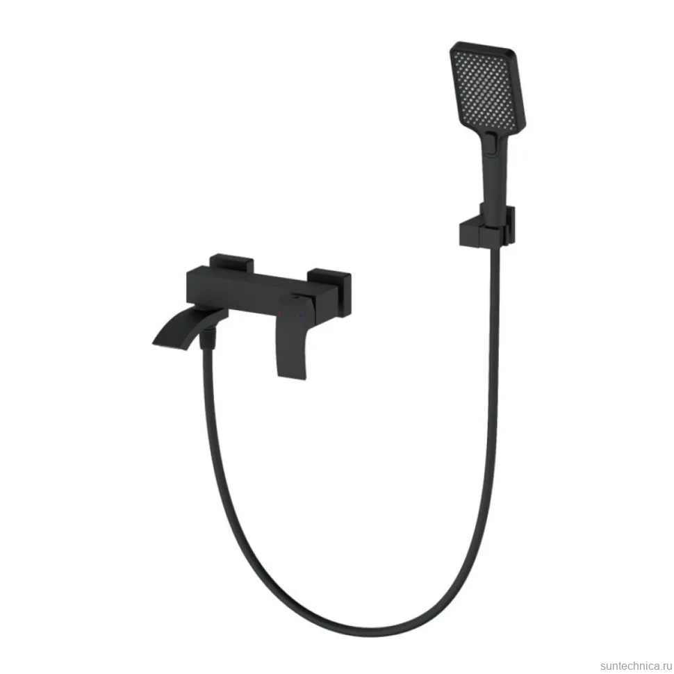 Смеситель для ванны с душем Wonzon & Woghand WW-88639009-MB матовый черный