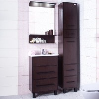 Мебель для ванной комнаты Бриклаер Чили 60 венге С