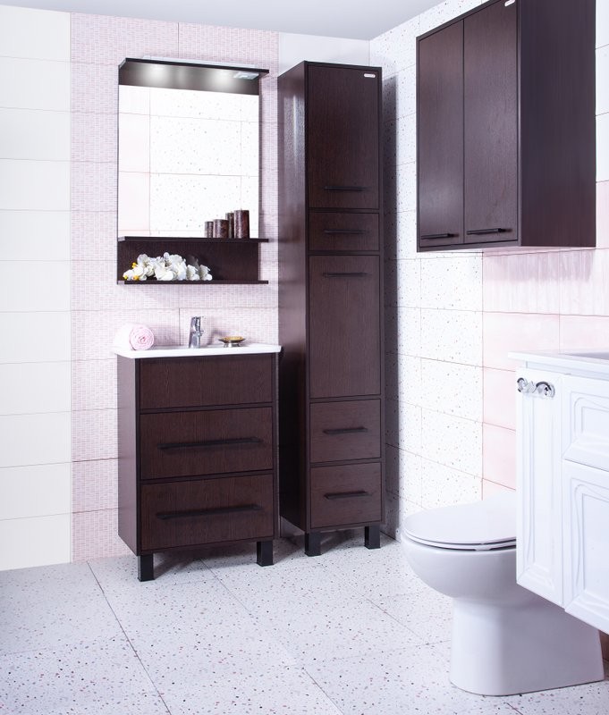 Мебель для ванной комнаты Бриклаер Чили 60 венге С