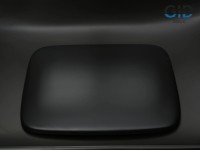 Накладная раковина GID Geometrico Bm9598 61 матовая черная, прямоугольная, фаянс