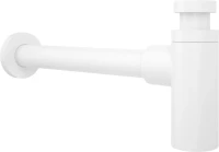 Комплект Накладная раковина Lavinia Boho Bathroom Sink 33311002 + Донный клапан Wellsee Drainage System 182138000 матовый белый + Сифон 182108000 белый