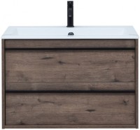 Тумба под раковину Aquanet Lino 80 дуб веллингтон