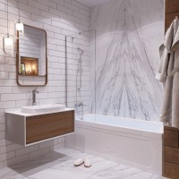 Акриловая ванна 1ACReal Стандарт Гамма 150x70 см, пристенная, белая, с каркасом
