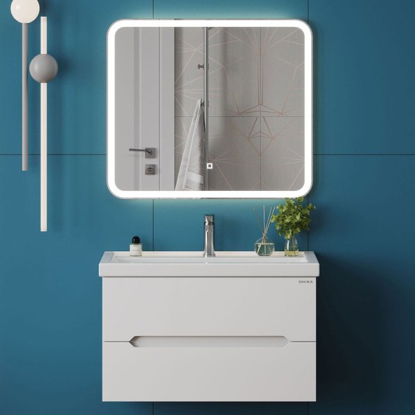 Мебель для ванной комнаты Onika Айленд 80 подвесная, белая