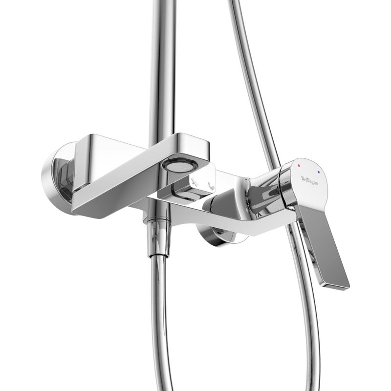 Душевая стойка BelBagno Albano ALBANO-VSCM-CRM хром