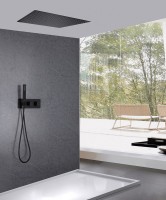 Душевой комплект Abber Daheim AF8255B С ВНУТРЕННЕЙ ЧАСТЬЮ, матовый черный