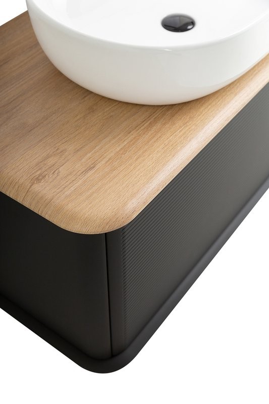 Тумба под раковину без столешницы Cezares Idra 100 1 ящик, nero opaco