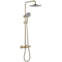 Душевая стойка Abber Thermostat AF8516GL матовое золото Душевая стойка Abber Thermostat AF8516GL матовое золото