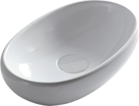 Накладная раковина Galassia Ergo 7106 60 белая, овальная, фаянс