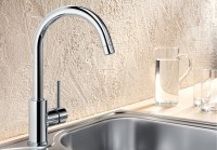 Комплект Мойка Omoikiri Daisen 46-BL черная + Смеситель Blanco Mida Silgranit 524201