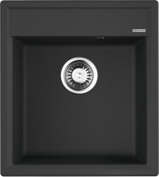 Комплект Мойка Omoikiri Daisen 46-BL черная + Смеситель Blanco Mida Silgranit 524201