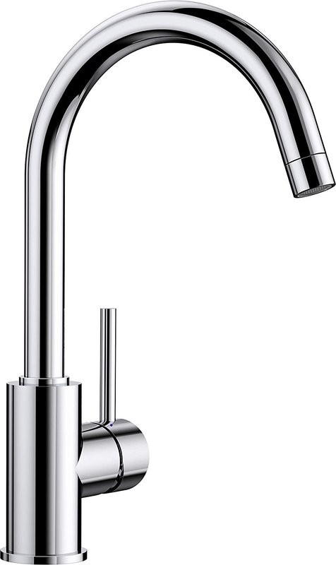 Комплект Мойка Omoikiri Daisen 46-BL черная + Смеситель Blanco Mida Silgranit 524201